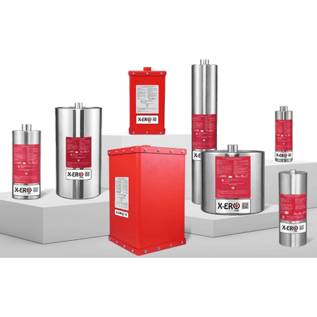 XERO’s advanced fire suppression technology provides a compact, economical fire extinguishing solution for a wide range of industries.